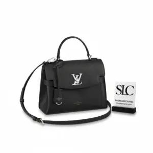 Grained Calfskin Lockme Ever BB Top Handle Bag M53937