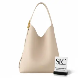 Grained Calfskin Low Key Hobo Shoulder Bag M25022