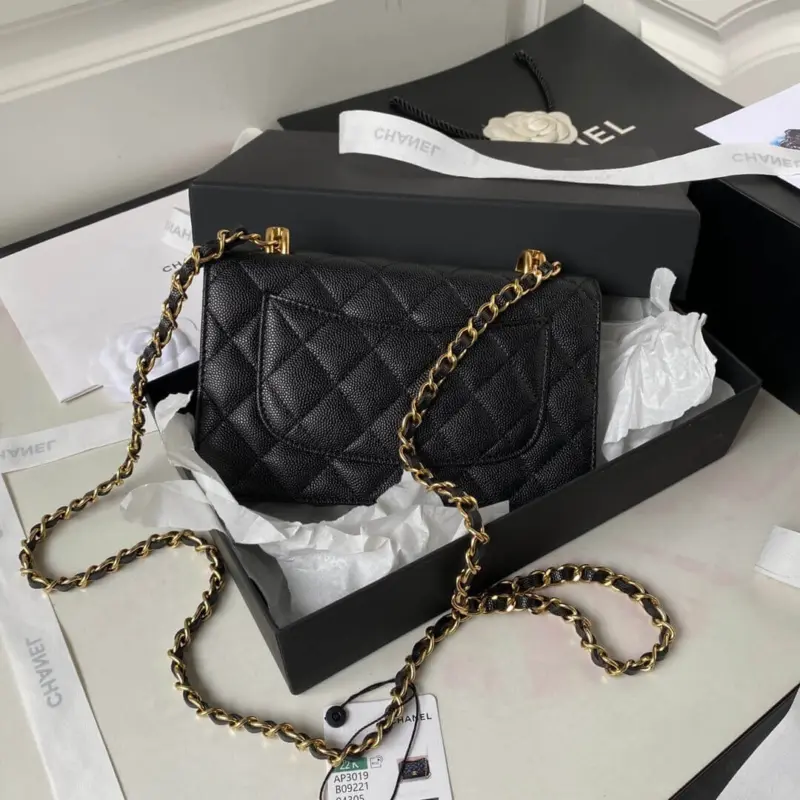 Grained-Calfskin-Quilted-Wallet-on-Chain-Crossbody-Bag-AP3019-Black-Grained-Calfskin-Quilted-Wallet-on-Chain-Crossbody-Bag-AP3019-Black-3.webp
