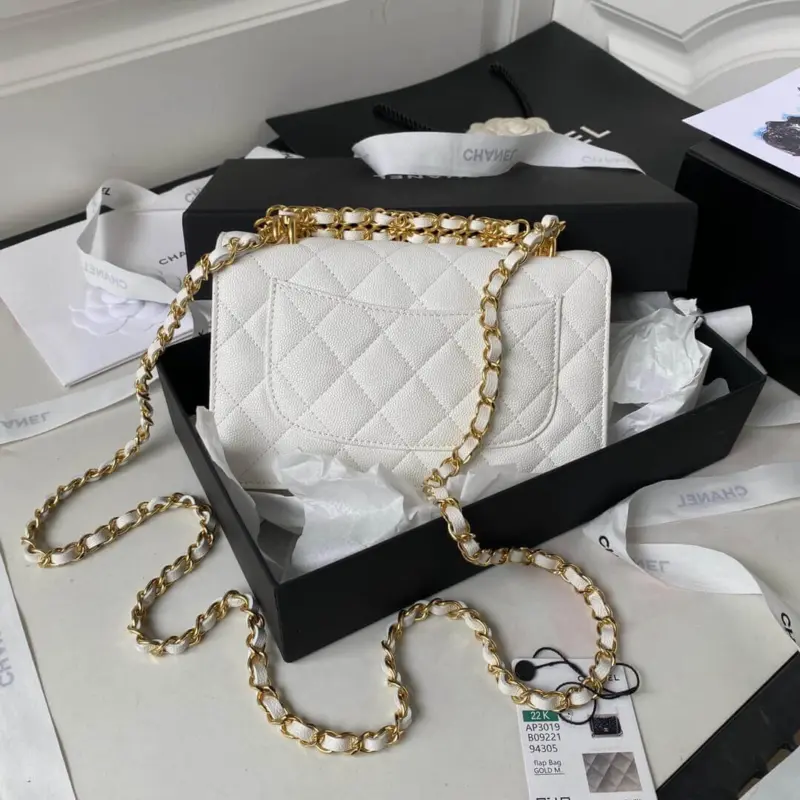 Grained-Calfskin-Quilted-Wallet-on-Chain-Crossbody-Bag-AP3019-White-Grained-Calfskin-Quilted-Wallet-on-Chain-Crossbody-Bag-AP3019-White-2.webp