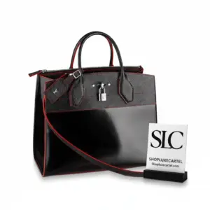 Grained Leather City Steamer MM Top Handle Satchel M52969