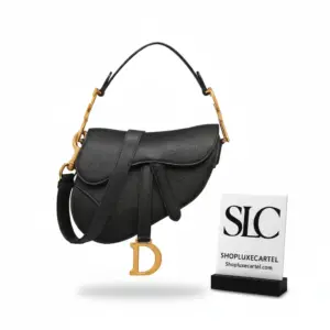 Grained Leather Mini Saddle Crossbody with Adjustable Strap M0456