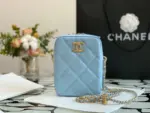 Grained-Leather-Phone-Clutch-with-Adjustable-Gold-Ball-Chain-99098-Light-Blue-Grained-Leather-Phone-Clutch-with-Adjustable-Gold-Ball-Chain-99098-Light-Blue-2.webp