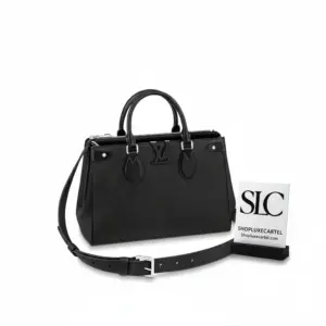 Grained Leather Top Handle Grenelle Tote PM M57680 M57681