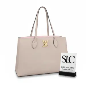 Grained Leather Turn-Lock Lockme Shopper Tote Bag M57346 M57345 M57508