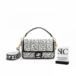 Graphic Print California Sky Baguette Shoulder Bag 8289