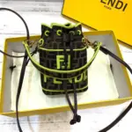 Graphic-Print-Fabric-Mon-Tresor-Mini-Bucket-Bag-8BS010-Yellow-Graphic-Print-Fabric-Mon-Tresor-Mini-Bucket-Bag-8BS010-Yellow-3.webp
