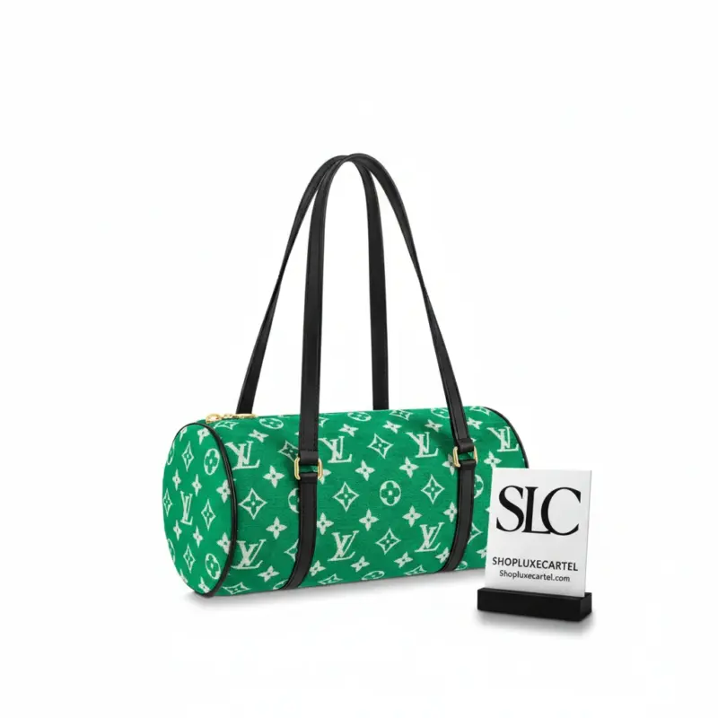 Green-Monogram-Jacquard-Velvet-Papillon-Barrel-Bag-M46206-1.webp