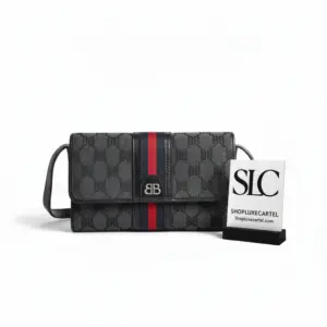 Hacker Graffiti Coated Canvas Mini Crossbody Shoulder Bag 680131