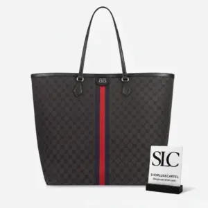 Hacker Project Monogram Print Large Coated Canvas Tote Bag 680127