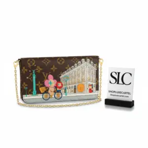 Holiday Themed Felicie Chain Crossbody Clutch Bag M81545