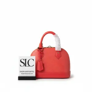 Hot Pink Epi Leather Dome Top Handle Satchel Bag M40302