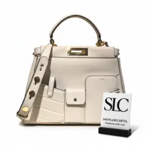 Iconic Medium Peekaboo Top Handle Satchel with Pockets 8BN312
