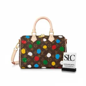 Infinity Dot Monogram Speedy Top Handle Crossbody Bag M46433