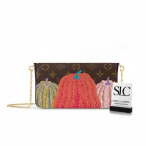 Infinity Dot Print Felicie Pochette Crossbody Chain Bag M82108