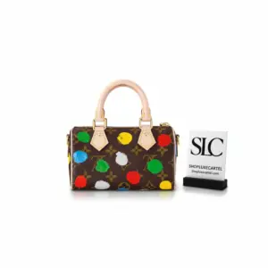 Infinity Polka Dot Print Top Handle Nano Bag M81979