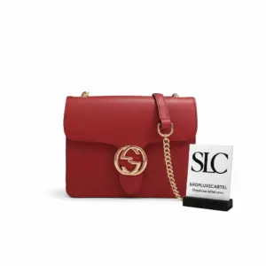Interlocking G Chain Flap Shoulder Bag in Leather 510304