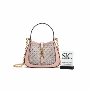 Jackie 1961 Crystal Embellished Mini Hobo Shoulder Bag 677027