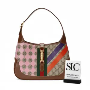 Klassische Jackie 1961 Kleine Hobo Schultertasche mit Kolbenverschluss 636706