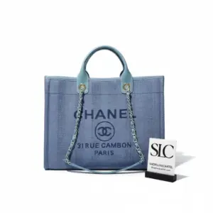 Large Classic Style Mixed Fibers Shopper Tote Bag A66941