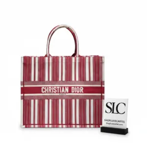 Large Embroidered Canvas Travel Book Tote Bag M1286