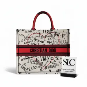 Large Embroidered Canvas Travel Shopping Book Tote Bag M1286