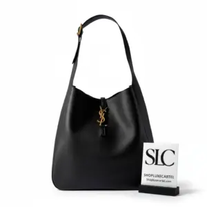 Large Le 5 A 7 Hobo Shoulder Bag Smooth Leather 753837