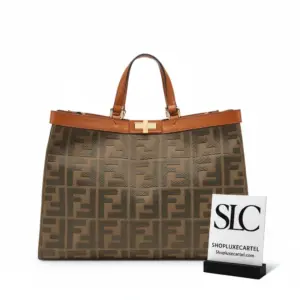 Large Shopper Tote with Classic Turn-Lock Closure 8BH374