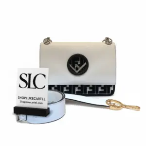 Leather Flap Chain Strap Kan I F Shoulder Bag 8BT2842