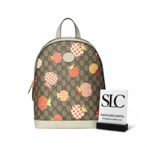 Les Pommes Apple Print Dome Shape Small Backpack 552884