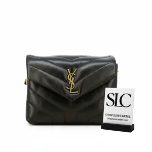 Loulou Toy Bag in Chevron Quilted Matelassé Leather 467072