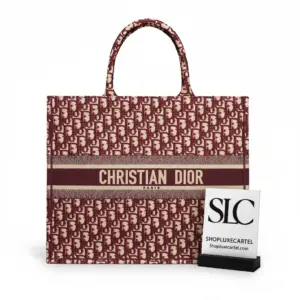 Luxury Oblique Monogram Embroidered Velvet Book Tote M1286Z