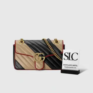 Matelassé Chevron Quilted Small Flap Shoulder Bag 446744