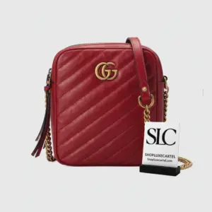 Matelassé Quilted Leather Mini Round Shoulder Bag 550155