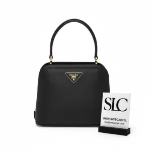 Matinée Micro Top Handle Bag in Saffiano Leather 1BA286