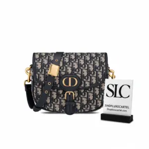 Medium Bobby Shoulder Bag in Oblique Jacquard M9319