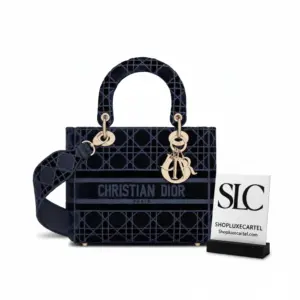 Medium Embroidered Velvet Top Handle Tote Bag M0565O