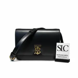 Medium Leather Flap Bag with Founder's Monogram Clasp 80103351
