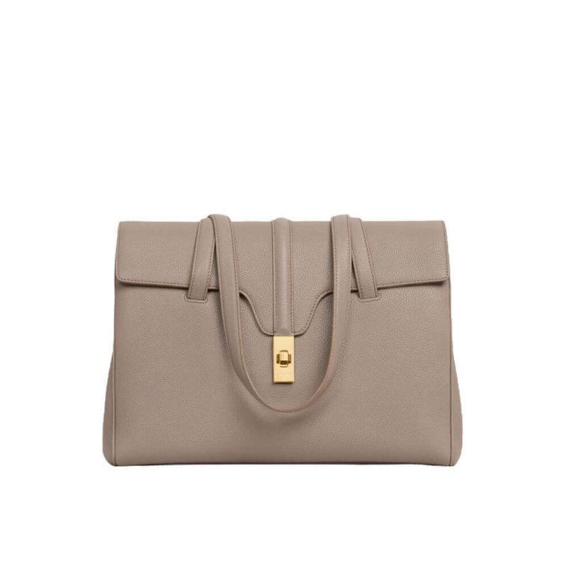 Medium-Soft-16-Satchel-Bag-in-Grained-Calfskin-195543-Grey-Medium-Soft-16-Satchel-Bag-in-Grained-Calfskin-195543-Grey-1.webp