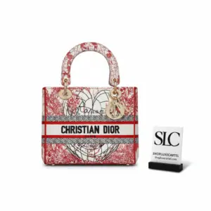 Medium Top Handle Bag with D-Royaume d'Amour Embroidery M0565