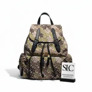 Medium Travel Backpack in Monogram Print Technical Nylon 80118051