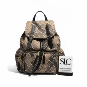 Medium Travel Rucksack in Monogram Print Nylon 80118061