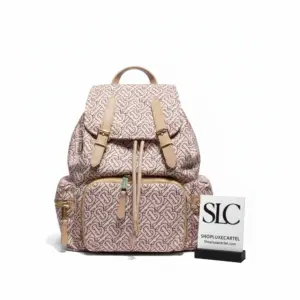 Medium Travel Rucksack in Monogram Print Technical Nylon 80116391