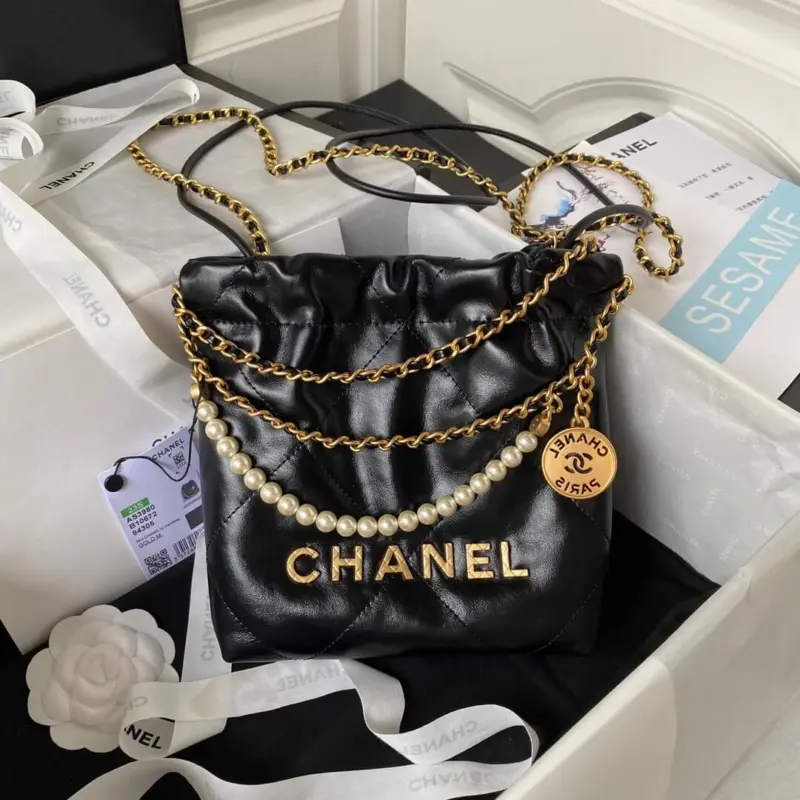 Mini-22-Handbag-in-Shiny-Crumpled-Calfskin-with-Pearls-AS4416-Black-Mini-22-Handbag-in-Shiny-Crumpled-Calfskin-with-Pearls-AS4416-Black-3.webp