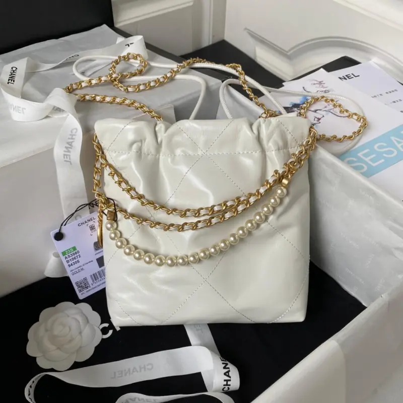 Mini-22-Handbag-in-Shiny-Crumpled-Calfskin-with-Pearls-AS4416-White-Mini-22-Handbag-in-Shiny-Crumpled-Calfskin-with-Pearls-AS4416-White-2.webp