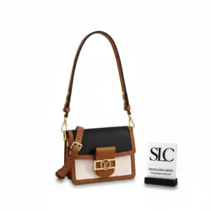 Mini Dauphine Monogram Print Crossbody Shoulder Bag M55073