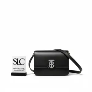 Mini Leather Crossbody Bag with Monogram Clasp 80167981