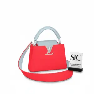 Mini Top Handle Crossbody Bag in Taurillon Leather M57520