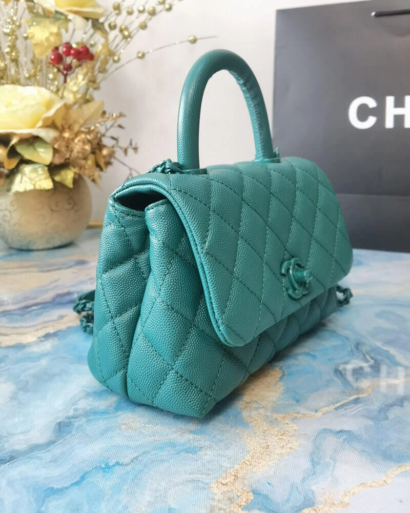 Mini-Top-Handle-Flap-Bag-in-Ultra-Matte-Calfskin-AS2215-Green-Mini-Top-Handle-Flap-Bag-in-Ultra-Matte-Calfskin-AS2215-Green-2.webp