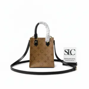 Mini Tote Bag in Monogram Reverse Canvas Print M69846